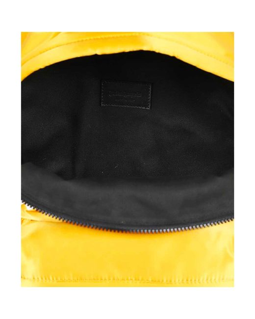 Palm Angels Yellow Logo Backpack for men