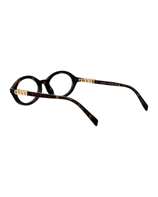 Gucci Black Oval Optical Gg2153 O 002
