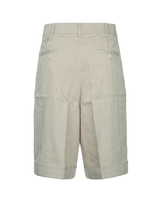 Jacquemus Gray Solid Shorts for men