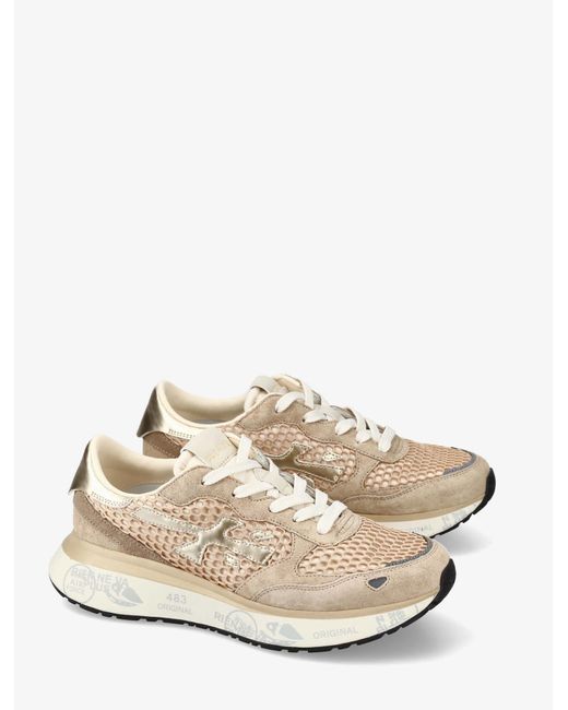 Baskets Premiata en coloris Natural