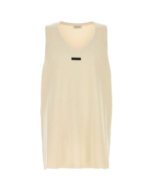 Fear Of God Natural Knitted Tank Top