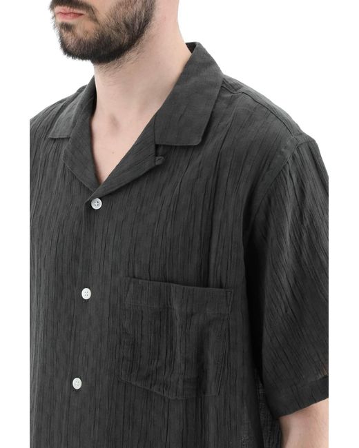 Portuguese Flannel Black Nori Shirt for men