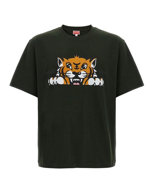' Happy Tiger' T-shirt KENZO pour homme en coloris Black