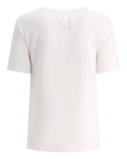 Max Mara "fianco" T -shirt in het White