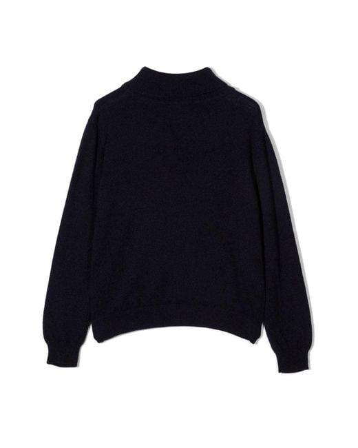 Fay Blue Turtleneck Sweater