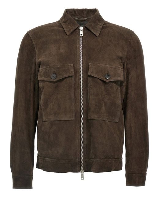 Veste en daim Giorgio Brato pour homme en coloris Brown