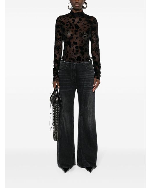 Givenchy Black Flare Jeans