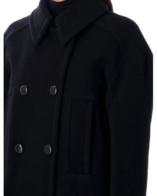 Isabel Marant Black Fiby Coat