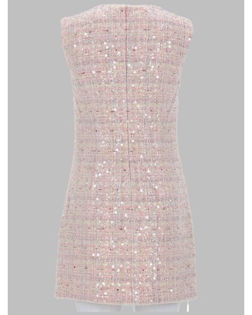 Self-Portrait Pink Chic Mini Dress
