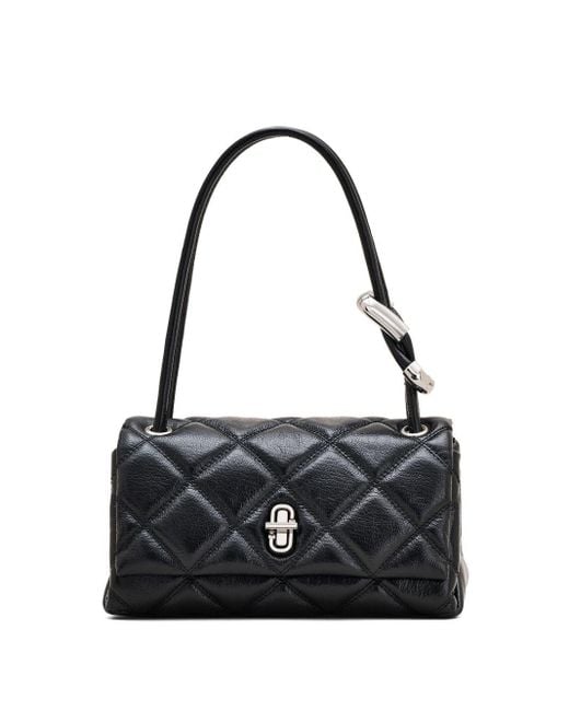 Marc Jacobs 'the Quilted Mini Dual' Schoudertas in het Black