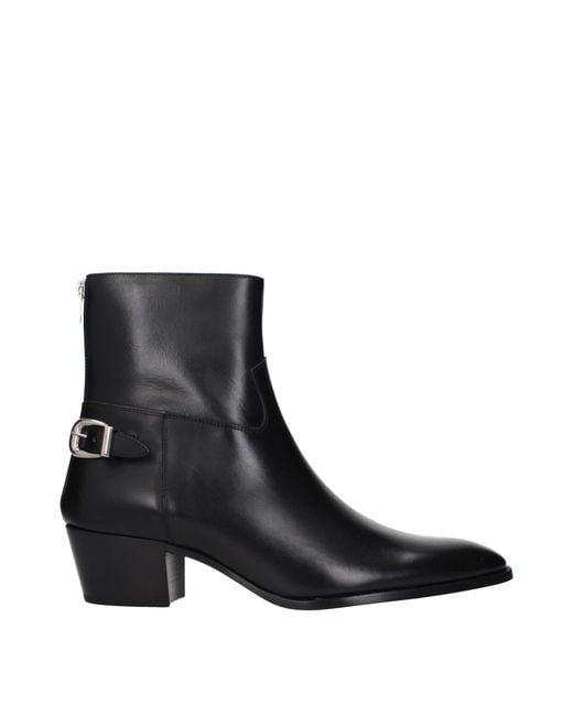 Céline Black Boots Leather