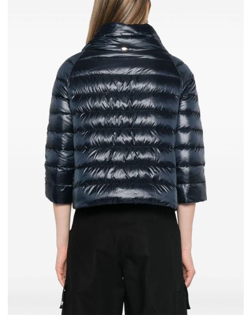 Herno Blue Daunenjacke mit Stehkragen