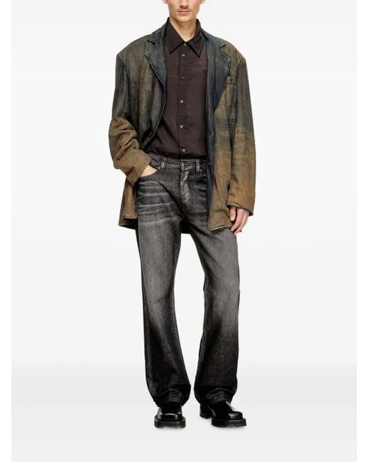 DIESEL Gray D-Reel 2080 Jeans for men