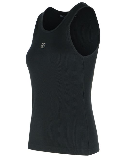 Dolce & Gabbana Black Tank Top