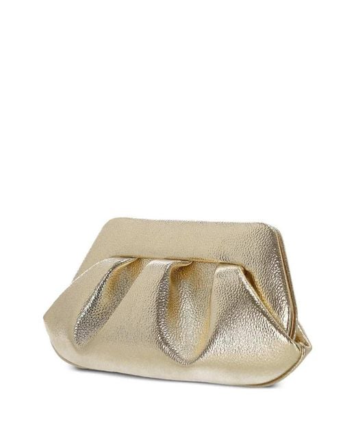 THEMOIRÈ Metallic Gea Laminated Clutch