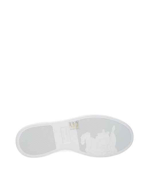Burberry White Sneakers/Sand Leather