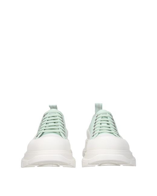 Alexander McQueen Sneakers Herren Ledergrün/Wasser in White für Herren