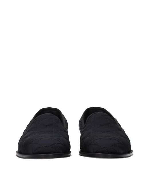Dior Blue Fabric Slippers