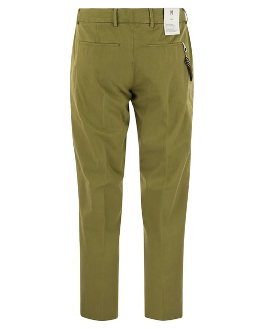 Rebel Algodón y pantalones de lino PT Torino de color Green