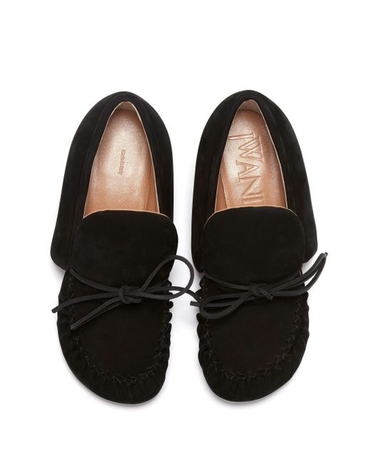 J.W. Anderson Black Loafer Kitten Heel Shoes