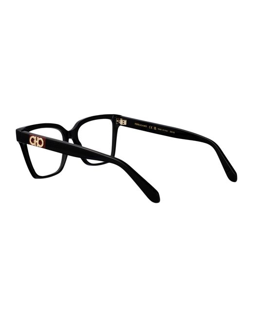 Ferragamo Black Acetate Glasses