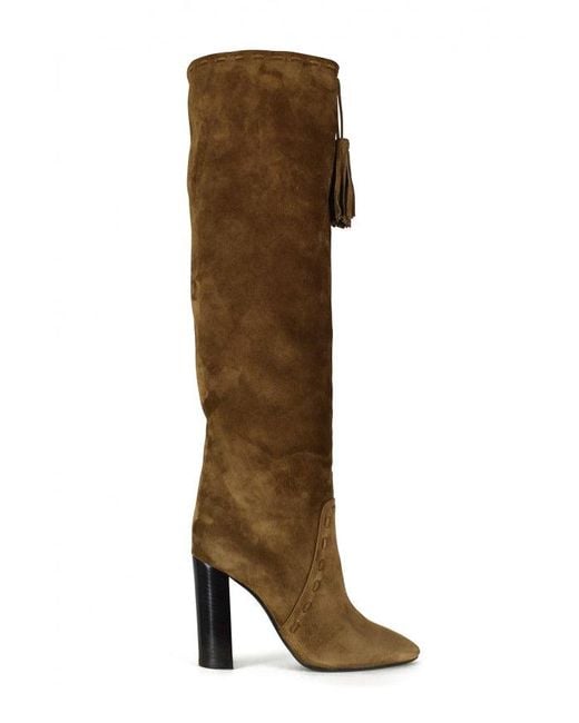 Saint Laurent Brown Meurice Boots