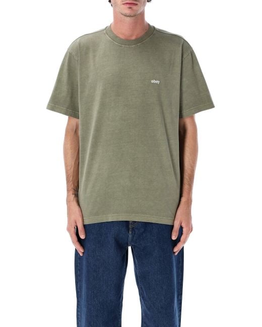 Obey Green T Shirts And Polos