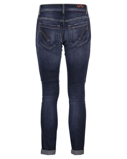 Dondup Blue George Five Pocket Jeans for men