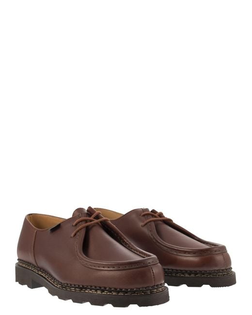 Paraboot Brown Michael Leather Derby