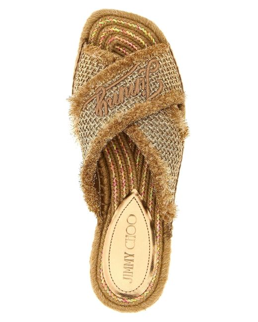 Jimmy Choo Brown Sandalen "Aciel"