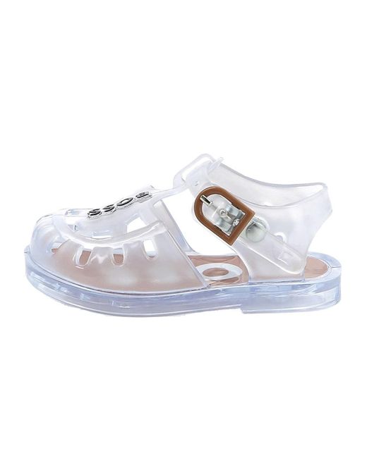 Boss White Sandals