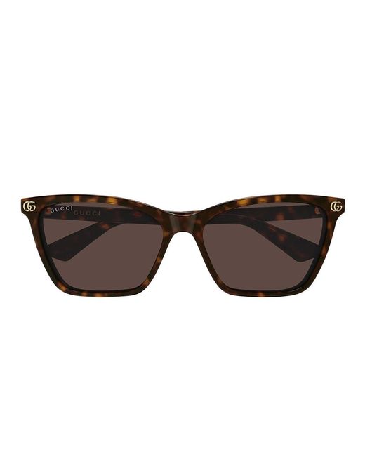 Gucci Cat-Eye Zonnebril in het Multicolor