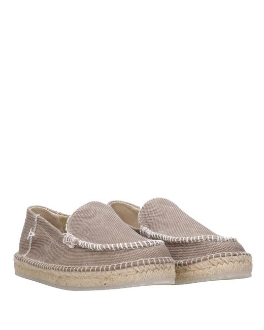Espadrilles Gray Flat Shoes
