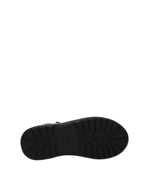 Dior Black Stivaletti Hiking Uomo Camoscio Marrone/Blu for men