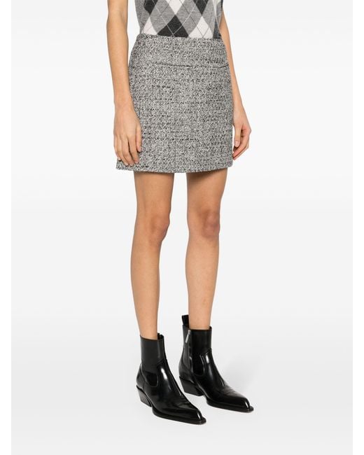 Golden Goose Deluxe Brand Gray Journey W's Lisette Mini Skirt Clothing