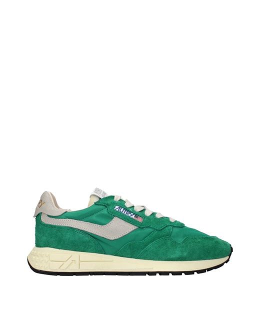Autry Green Sneakers Reelwind Fabric for men