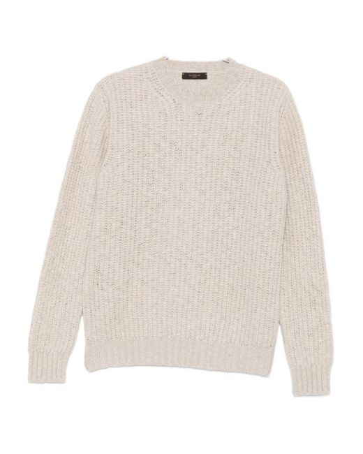Sweaters de beige Zanone de color White