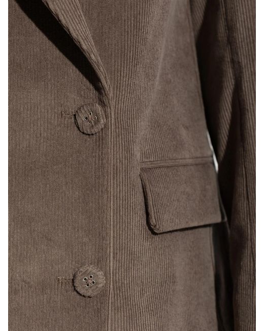 Officine Generale Brown Daya Jkt 8W Co Corduroy Clothing