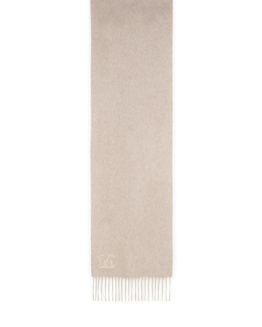 Max Mara White 'Wsdalia' Cashmere Stole