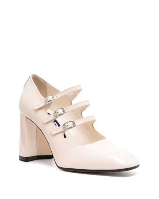 CAREL PARIS Natural Nude Patent Mary Jane for men
