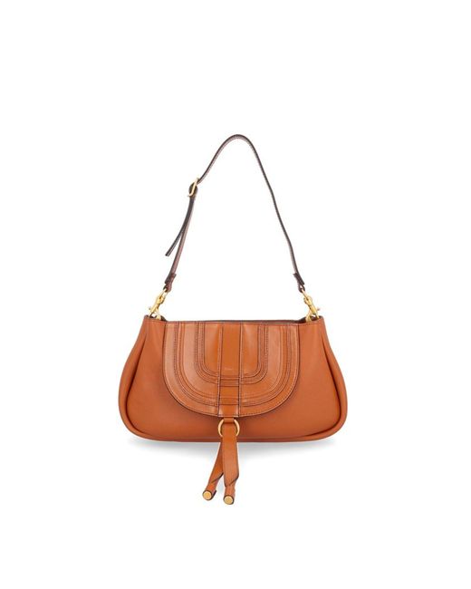 Mini sac Saddle Marcie de Chloé Chloé en coloris Brown