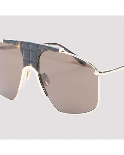 Alaïa White Alaia Eyewear Aviator Mask 98 Sunglasses