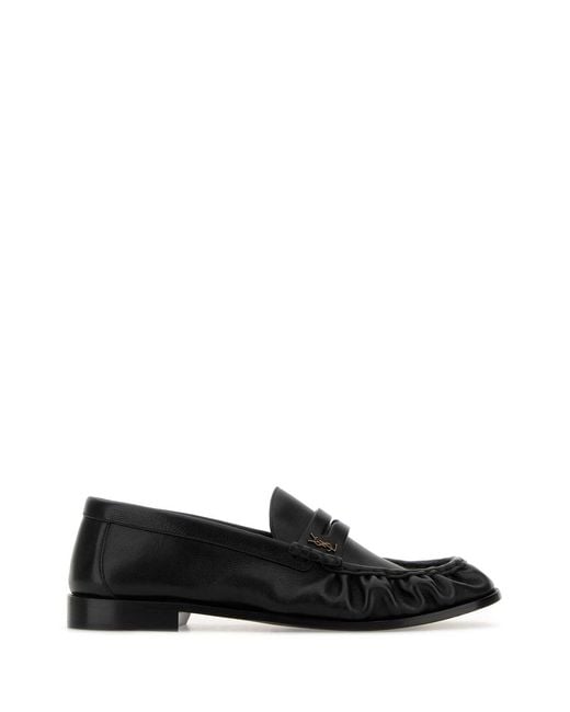 Saint Laurent Black Le Loafer Supple