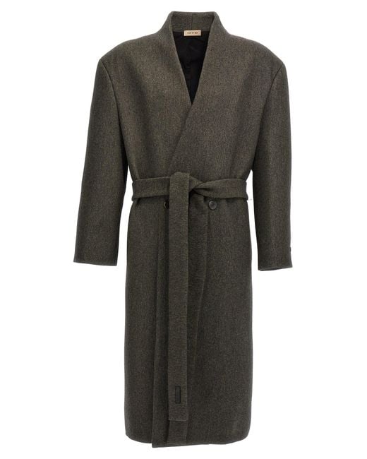 Fear Of God Angst Voor God 'lapelless' Jas in het Black voor heren