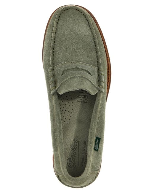 Paraboot Green 'Coraux' Loafers