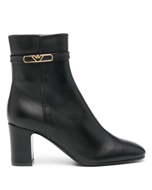 Eclat Jewels Black Leather Boots