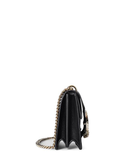 Gucci Black Shoulder Bag "Dionysus" Medium