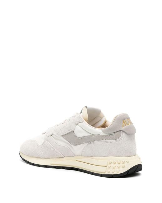 Autry Turnschuhe treten niedrig zurück in White für Herren