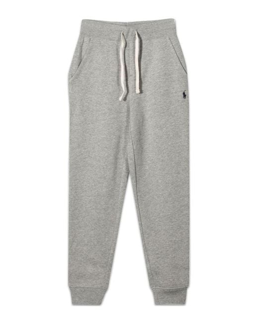 Polo Ralph Lauren Gray Seasonal Fleece-Jogger-Bottoms-Pant