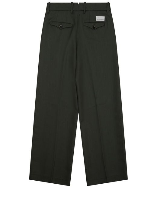 Nine:inthe:morning Green Effortless Flow Trousers For